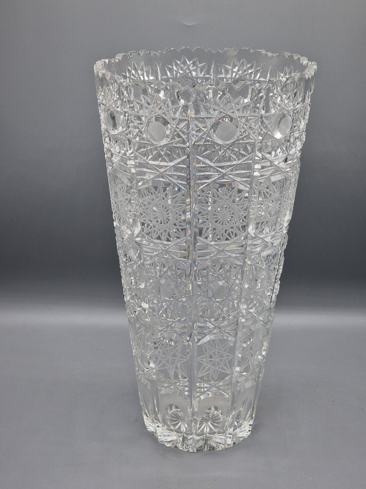 Antiquität, Glasvase, Hochwertig, Sammler, Dekoration, 30cm hoch